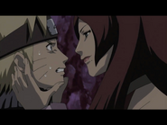 Fūka takes a moment to make herself comfortable with Naruto by gently cuddling with him.