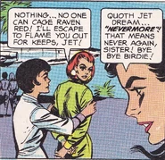 Raven Red and henchwoman cuffed and arrested