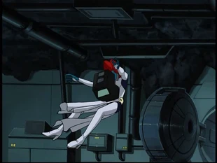 Knocked into CERNs particle collider by a television set. She dresses more provacatively as a result.