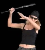 Baseball Bat Terrorist after getting fatally shot.