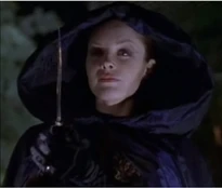 Ms. Valenti performing her ritual