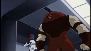 "You lout! You broke Cerebro!"