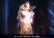 Defeated by the protagonist