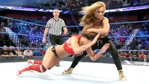 Carmella turning heel and attacking Nikki Bella
