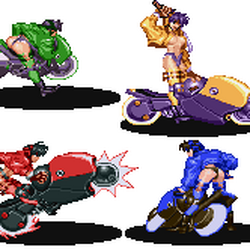 Bike Gal Betsy Cathy And Chris Battle Circuit The Female Villains Wiki Fandom