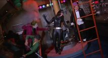 Catwoman is rocked as a "batcharge" hits the submarine