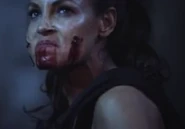 Gina after being shot in her face by Brody