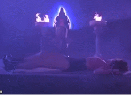 Raquel Krelle Ghoulies sacrifice.gif