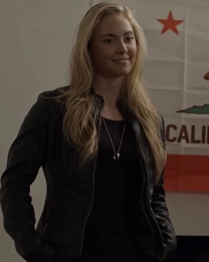 Vengeful villainess Lucy Underhill, aka Gina West