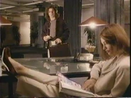 Dara at Michael's office as part of the seduction plan