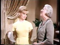 Lisa and soon to be kidnapped Madame Magda (Diane McBain with Norma Varden)