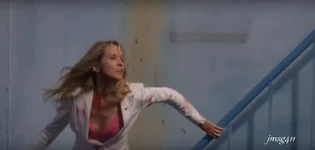 She tries to escape.