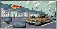 The Delta is vandalized outside S-Mart (Ash Vs. The Army of Darkness #0)