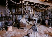 Interior of the Blacksmith's workshop (Army of Darkness)