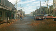 The main street through Elk Grove, circa 1982 ()