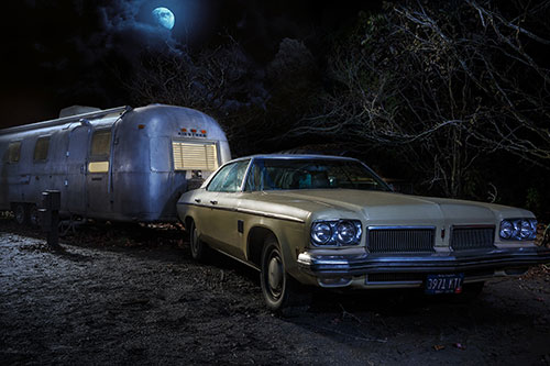 ash evil dead mobile home trailer