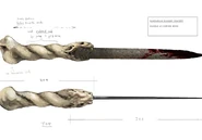 Concept artwork for the Ash vs Evil Dead version of the Kandarian Dagger.