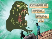 The Kandarian Demon appears as the physical manifestation of the evil within Annie Knowby's soul (Evil Dead 2: Cradle of The Damned #3)