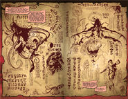 Pages of the book depicting Ash and The Dark Ones (Army of Darkness vs. Re-Animator #2)