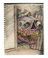 Another Kandarian Demon concept sketch by Tom Sullivan.