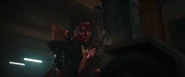Beth and Kassie hug in the aftermath of The Marauder's destruction.