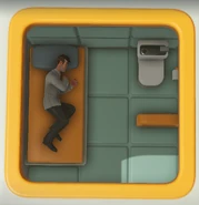 A John Steele in a prison cell