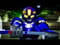 BLUE ARMOR DANZAIVER (2ND Costume) Gameplay - EVIL ZONE (PSX)
