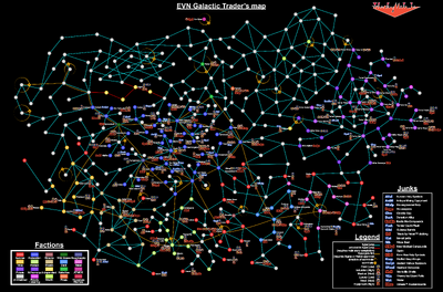 EVN Galactic Trader's Map