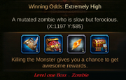 Zombie rewards