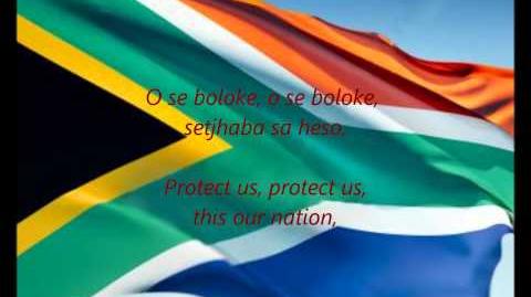 South African National Anthem - "Nkosi Sikelel' iAfrika" (XH ZU ST AF EN)