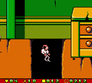 Jim falling into a hole after I spent 20 minutes trying to find the last nut I needed to beat the level.