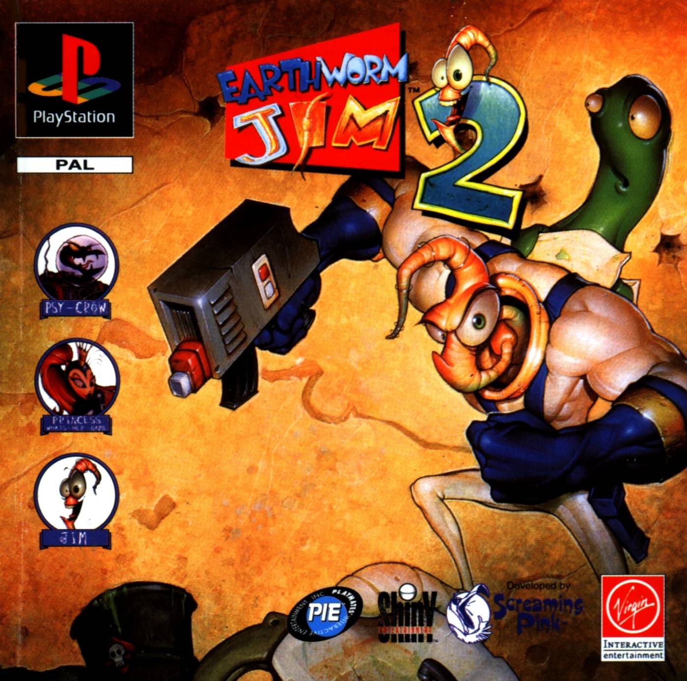 Earthworm Jim 2（アースワームジム2）【・GBA欧州版】 - 携帯用ゲーム 