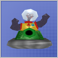 Psy-Crow in his new tank machine in Earthworm Jim 3D