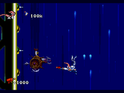 EarthwormJim MegaDrive level5chickenfall