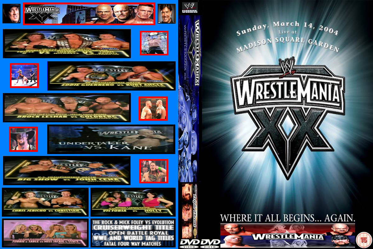 DVD WWE レッスルマニア20 - DVD