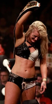 McKenzie after becoming Lethal Specialist Champion.