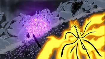 096 - Susanoo vs Kyuubi Mode