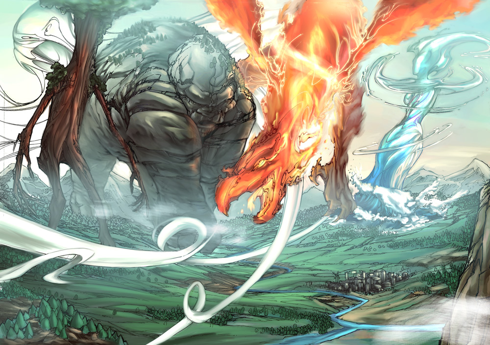 wind elemental dragons