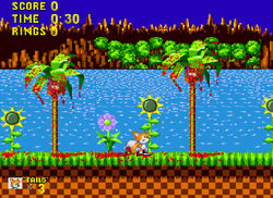 Sonic e.x.e (act⭕ green hill zone)