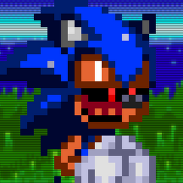 Pixilart - faker sonic new by blue-blue