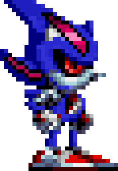 Pixilart - Metal sonic exe by Sonic-Gamer