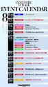 Event Calendar updated (August)
