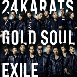 トップス 24karats 2008 EXILE PERFECT YEAR 24 Karats X Exile Japanese Band T Shirt Size L/x-large