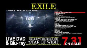 Exile Live Tour 18 19 Star Of Wish Exile Tribe Wiki Fandom