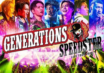 GENERATIONS - LIVE TOUR 2016 SPEEDSTER cover