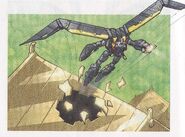 An Iron Condor escaping with a codebrick