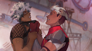 Rex and Vace fight