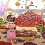 Toddler Nougat in the creche