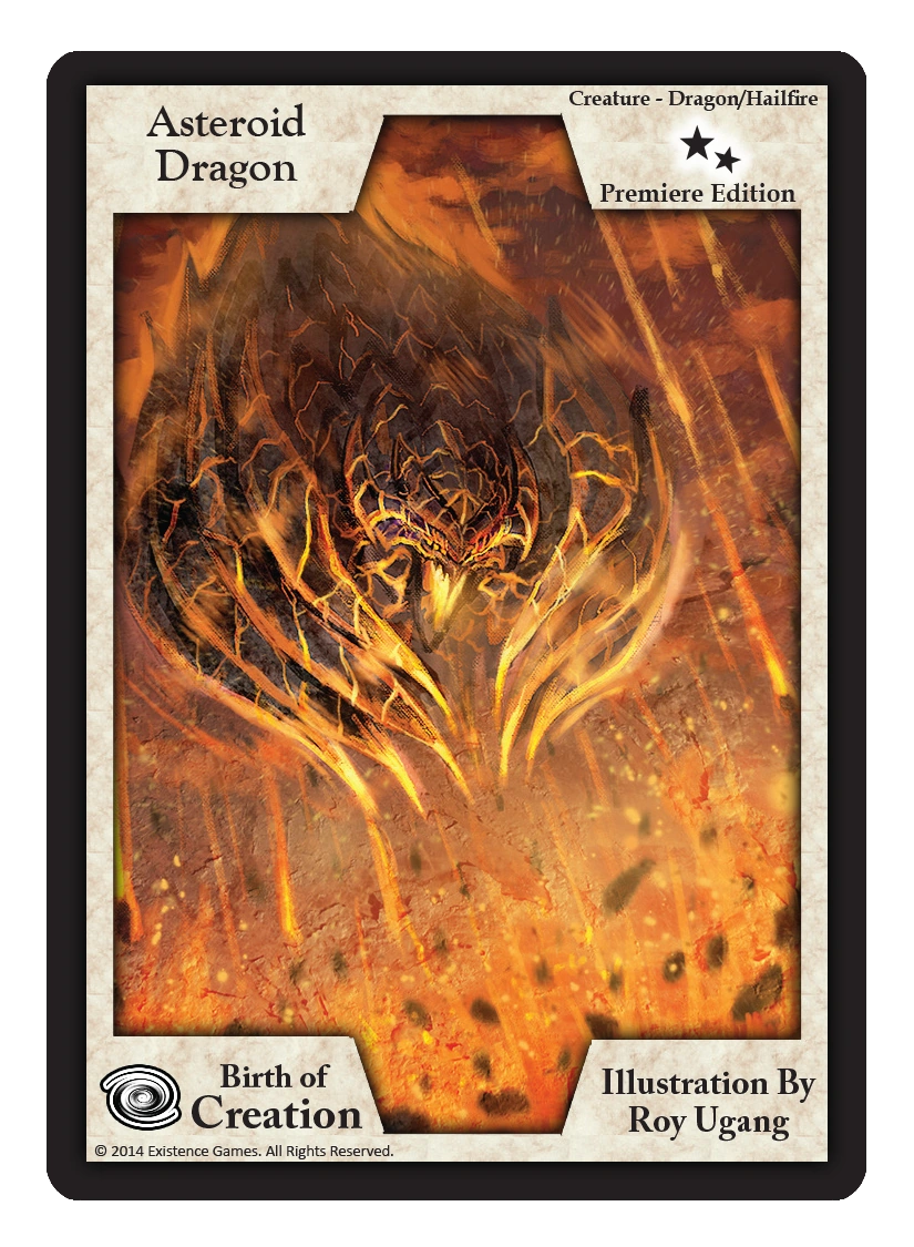 Asteroid Dragon Exodus Trading Card Game Wiki Fandom