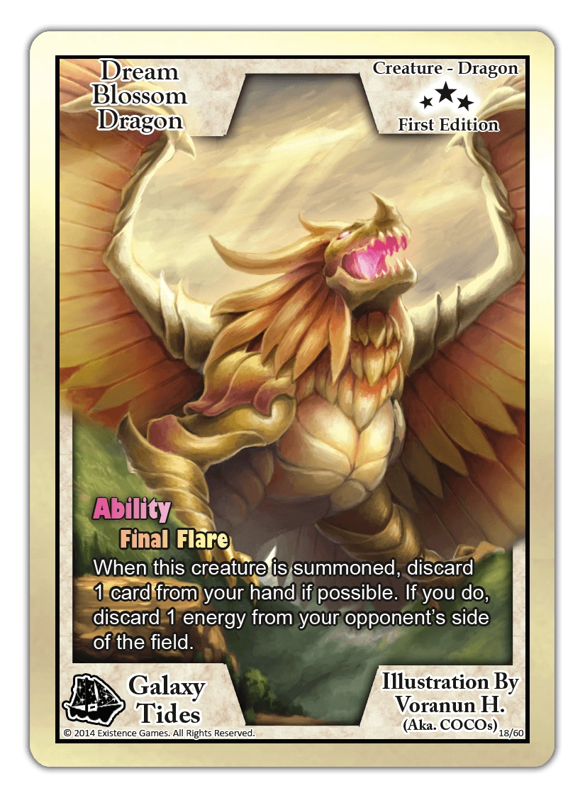 Dream Blossom Dragon Exodus Trading Card Game Wiki Fandom